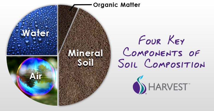 What are the mail components of soil?